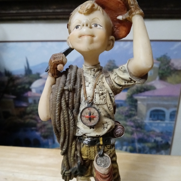 THE BEACHCOMERS COASTAL⛵🐧10.5",LIFE RESIN FIGURINE 1989 DECOR. - Picture 10 of 16